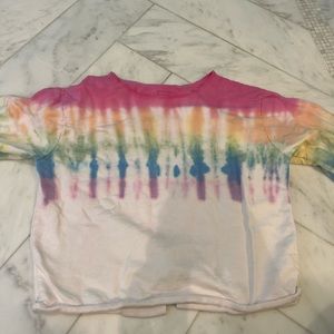Womens hardtail tie dye long sleeve